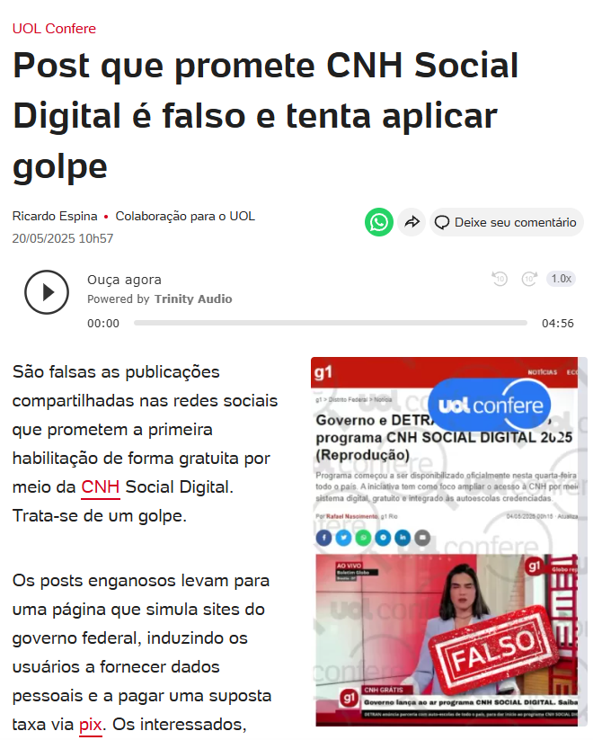 Conteúdo impostor